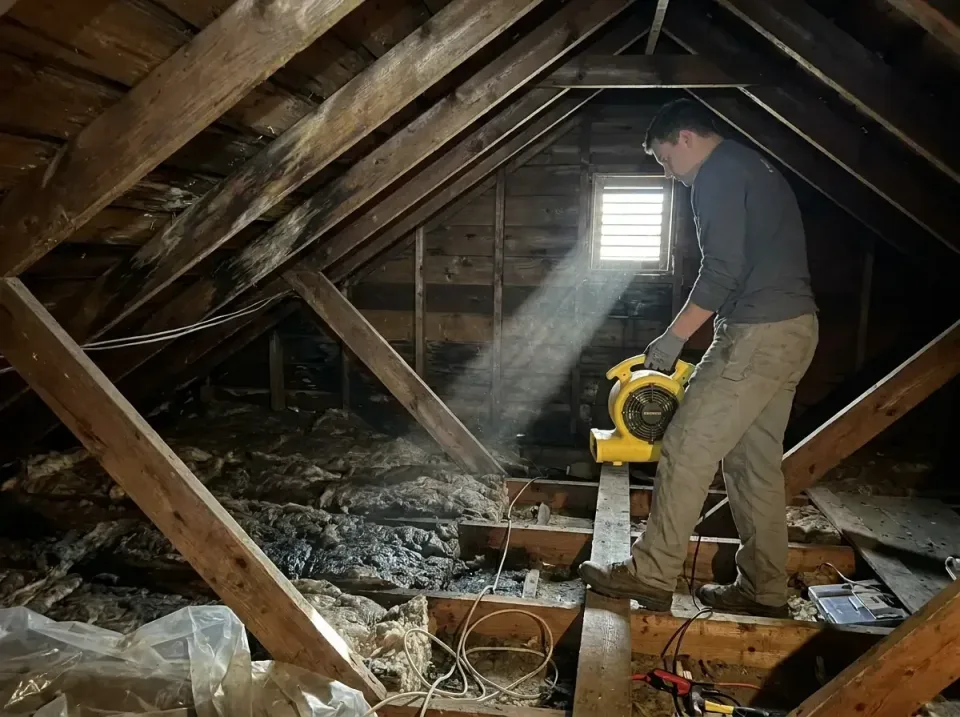 attic-water-damage-drying-proc-007 — frequently asked questions, Emergency Water Extraction & 24/7 Flood Response in Kohler,…